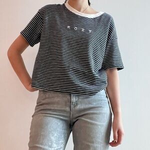 NWT Roxy Infinity Is Beautiful B Striped T-Shirt - S